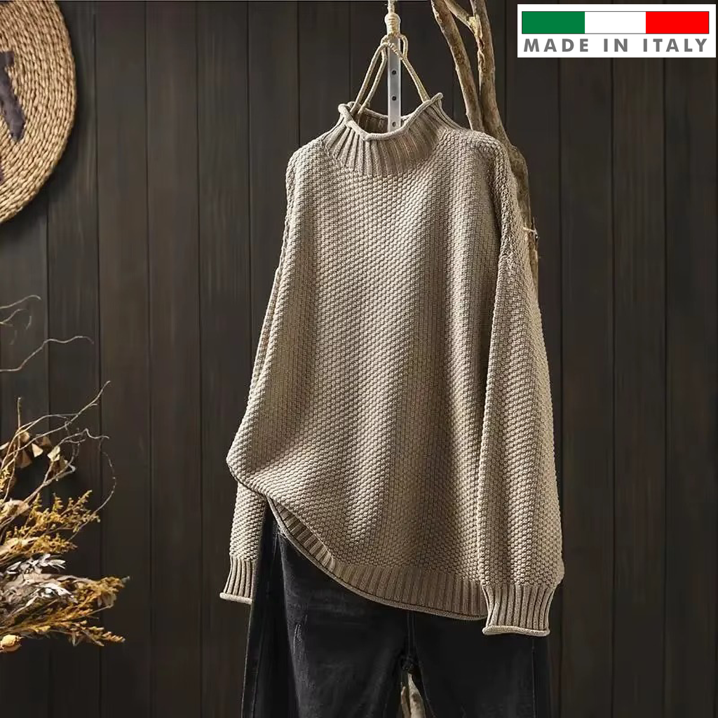 Flora™ | Maglione a collo alto casual