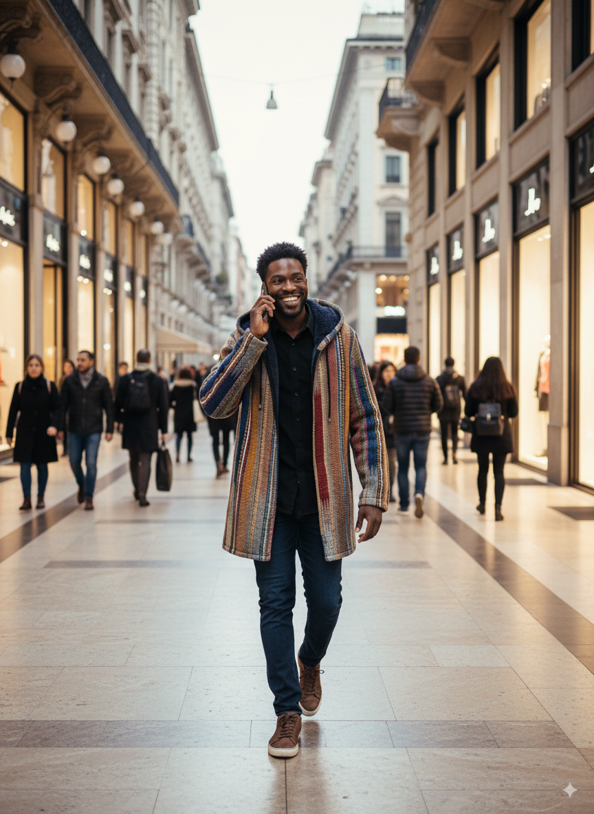 Edoardo | Cardigan lussuoso ispirato all'arte