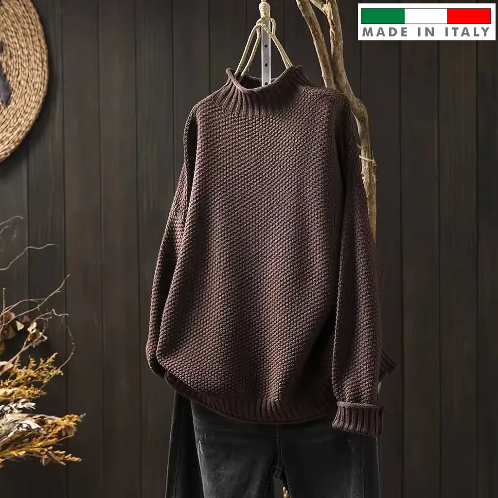 Flora™ | Maglione a collo alto casual
