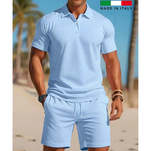 GABRIELE - Set estivo polo e pantaloni  | Made in Italy