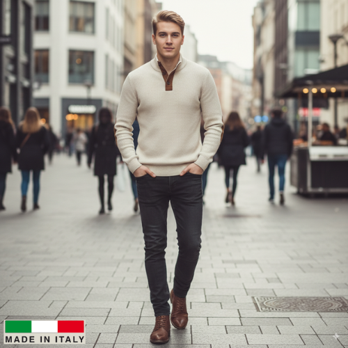 Claudio - Maglione a Coste  | Stile senza tempo, morbidezza che ti avvolge