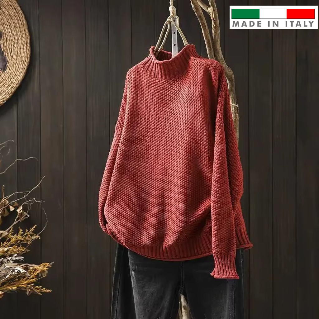 Flora™ | Maglione a collo alto casual