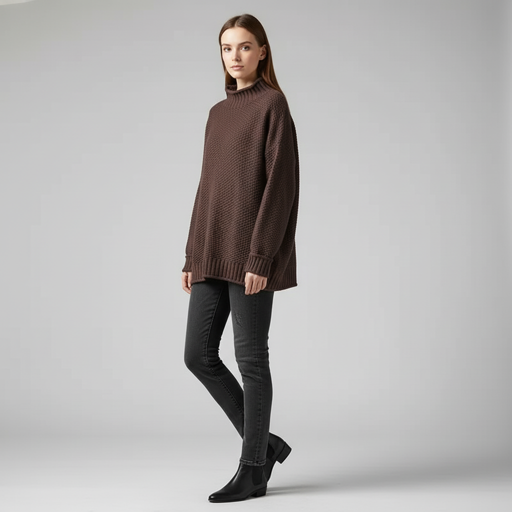 Flora™ | Maglione a collo alto casual