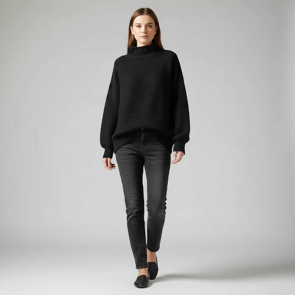 Flora™ | Maglione a collo alto casual